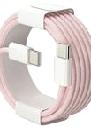 Rosa / 1m 5pcs / Da tipo C a tipo C
