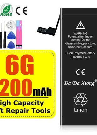High Capacity Battery For iPhone 4 4S 5 5S 5C SE 2020 6 6S 7 8 SE2 Plus X XR XS 11 Pro Max Mobile Phone Pack New 0 Cycle Seal