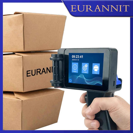 EURANNIT E14 Portable Handheld Inkjet Printer Non-encrypted Mini Printer Text QR Barcode Image Logo Date Coding Machine