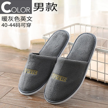 5 paia/lotto uomo donna usa e getta hotel pantofole per gli ospiti scivoli in cotone casa viaggio SPA pantofola ospitalità economici indoor slip-on