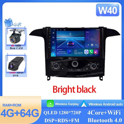Car Radio Carplay Android 16 For Ford S Max S-MAX 2006-2015 For Ford Galaxy 2014 Bright black Auto Stereo Multimedia Player DPS
