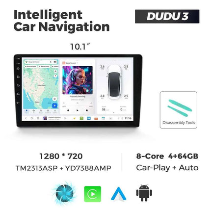 DUDUAUTO EU DUDU7 DUDU 7 A7870 AKM7739 Wireless Carplay 9/9.5/10/10.36 inch Android 13 Car Radio Multimedia GPS  Stere Head Unit