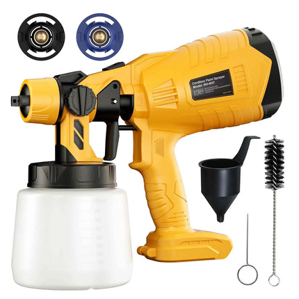 Cordless Paint Spray Gun For Makita For Dewalt For Milwaukee For Bosch 18V Battery Electric Rechargeable Sprayer Power Tool