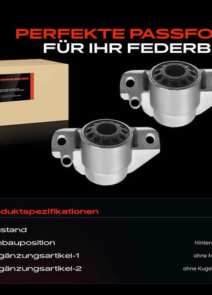 Supporto ammortizzatore Frankberg 2x Dome per Audi A4 8K A5 8T3 8F7 Q5 8RB 8K0513353D 8K0513353F V102695 8K0513353E K160284