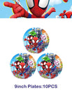10Pcs 9inch Plates / 10 pollici