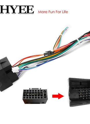 Cablaggio Quadlock Spina a 16 pin a connettore Quad Lock Adattatore cavo autoradio per Golf Mk5 Mk6 Jetta 6 Octavia Mk1 Mk2