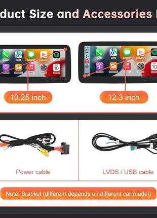 Linux Multimedia Screen Wireless CarPlay Android Auto for Mercedes-Benz W205 W176 GLC A C V Class W447 CLA GLA 2015-2018 NTG5.0