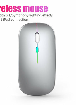 Mouse Wireless RGB Bluetooth 5.2 Ricaricabile - Gaming e Ufficio - OrizonShop