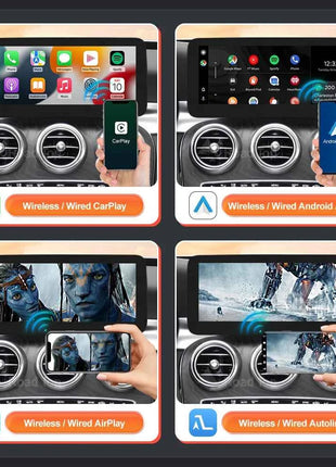 Linux Multimedia Screen Wireless CarPlay Android Auto for Mercedes-Benz W205 W176 GLC A C V Class W447 CLA GLA 2015-2018 NTG5.0