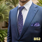 Set Cravatta e Fazzoletto Uomo Colorato 160cm - Accessori Matrimonio