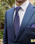 Set Cravatta e Fazzoletto Uomo Colorato 160cm - Accessori Matrimonio