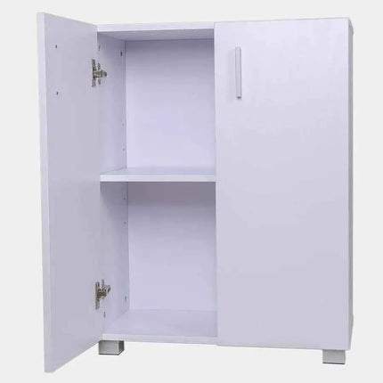 Sideboard with Double Doors and 2 Internal Shelves Document Cabinet MultiPurpose Cabinet for Office, Kitchen or Bathroom, Sideb