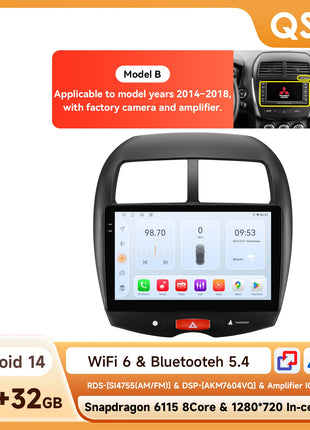 Hizpo 10.1" Car Radio Intelligent Systems For Mitsubishi ASX 1 2010 - 2018 Multimedia CarPlay Android Auto GPS No 2 din 2din DVD