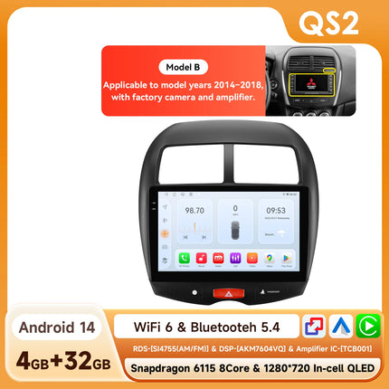 Hizpo 10.1" Car Radio Intelligent Systems For Mitsubishi ASX 1 2010 - 2018 Multimedia CarPlay Android Auto GPS No 2 din 2din DVD