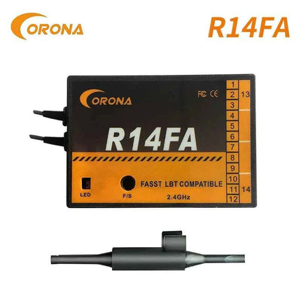 R4FA  R6FA  R8FA  R14FA  R820FA 2.4G Receiver Compatible FASST 7CH Multi Mode For Futaba 10C 12FG 14SG 16SZ 18SZ Radio