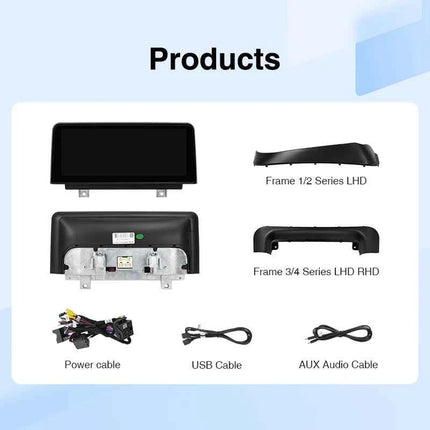 Ainavi Car Radio For BMW 1 2 3 4 Series F20 F21 F22 F30 F31 F33 F34 F36 NBT Wireless Carplay Android Auto Car Multimedia Player