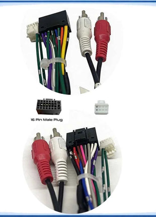 Cablaggio Radio Auto Quadlock ISO a 16 Pin con Decoder CANBUS AU10.20 per Amplificatore Audi A3 8P A4 B6 B7 TT 8J