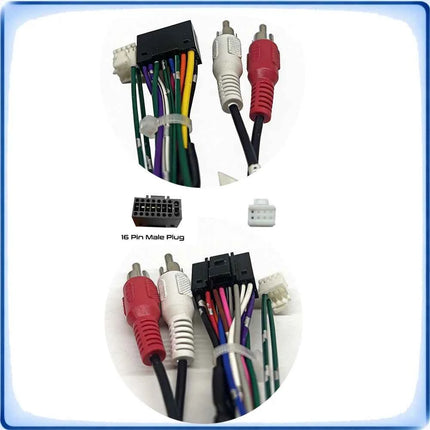 Cablaggio Radio Auto Quadlock ISO a 16 Pin con Decoder CANBUS AU10.20 per Amplificatore Audi A3 8P A4 B6 B7 TT 8J