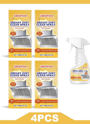 JAKEHOE Greasy Dirt Clean Spray Kitchen Powerful Remover Oil Multipurpose Dirt Degreaser Cleaning Agent Washing Home Use Cleaner