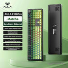 AULA F108 PRO Mechanical Keyboard Custom 100% Layout RGB Backlight Wireless Bluetooth Hifi Switch Gaming Keyboard
