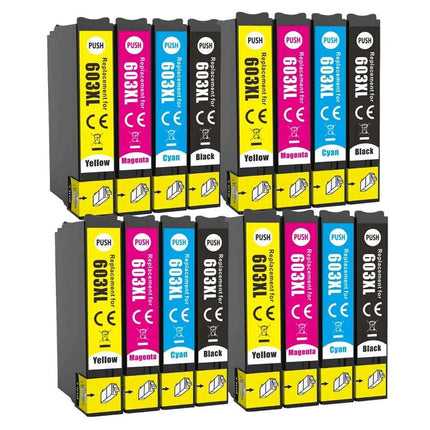 603 XL Compatible for Epson 603XL E603 T603 for XP-2100 XP-3100 WF-2810 XP-3105 XP-4100 XP-4105 WF-2830 XP-2105 Printer