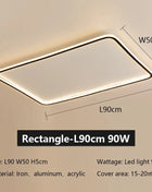 Luci da soggiorno ultrasottili nordiche Lampade da soffitto a LED con telecomando Decorazioni per la casa per interni Lampadario da soffitto per studio camera da letto per bambini
