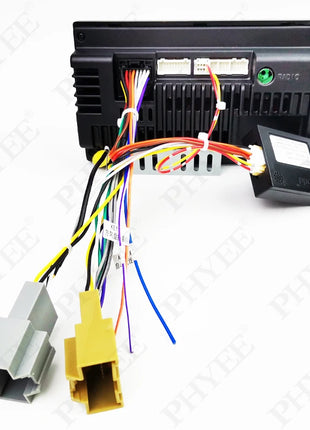 CAN bus decoder with 56-pin 20-pin wiring harness, SWC retention, 16-pin P&P Android adapter, for Opel Grandland X Combo Crossland X (17-24)
