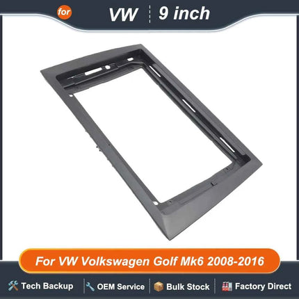9 pollici Autoradio Fascias Per VW Volkswagen Golf Mk6 2008-2016 Pannello Stereo Cablaggio Cavo di Alimentazione Adattatore Canbus Kit di Montaggio
