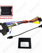 Adattatore per cablaggio radio, decodificatore CAN Bus, cavo Android per auto a 16 pin, per VW Golf, Jetta, Polo, Passat, T-Roc, Octavia, Leon