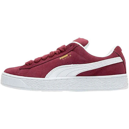 Puma genuine Suede new men's and women's low cut lace up sports and leisure board shoes 395205-12