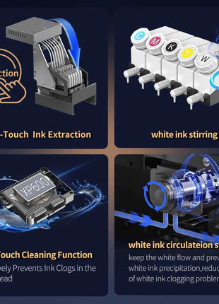 Colorsun A3 DTF Printer For Epson XP600 Impresora A3 DTF Printer With Oven A3 DTF Printing Machine For T-shirt Hoodies Fabric