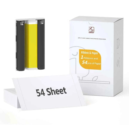 Mini Color Photo Printer 300 DPI High-Resolution Instant Photo Printer Wireless Thermal Photo Printer with Paper and Ribbon