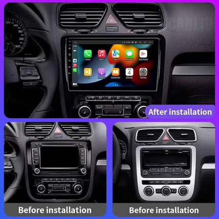 Android 16 For VW Volkswagen Scirocco 3 III Mk3 2008-2014 9 inch 8 Core WIFI Bluetooth Auto Navigation System Radio Multimedia