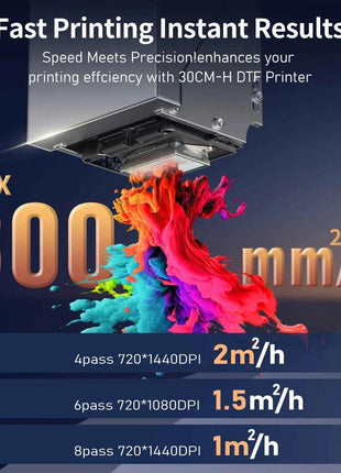 Colorsun A3 DTF Printer For Epson XP600 Impresora A3 DTF Printer With Oven A3 DTF Printing Machine For T-shirt Hoodies Fabric