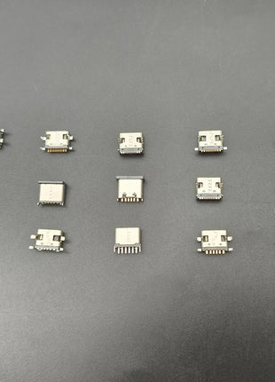 150 Pz/scatola 15 Modelli USB Tipo C Porta di Ricarica Dock Connettore 6/16Pin USB-C Presa PCB Martinetti di Saldatura Del Telefono Mobile Kit di Riparazione FAI DA TE