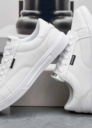 Scarpe da uomo comode casual per donna sneakers in pelle bianca leggere da passeggio piatte sport all'aria aperta corsa tennis zapatillas