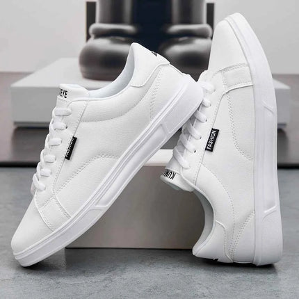 Scarpe da uomo comode casual per donna sneakers in pelle bianca leggere da passeggio piatte sport all'aria aperta corsa tennis zapatillas
