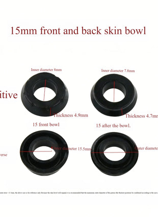 Kit Guarnizioni Pistone Freno a Disco per Moto/Elettriche 10mm-22.2mm, Guarnizione Olio Anteriore e Posteriore - 1 Set