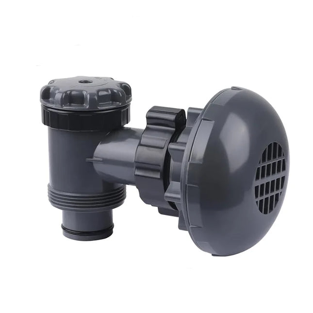 Valvola a Stantuffo On/Off per Piscina, Connessione Filtro Pompa 38mm, per Bestway e INTEX, Accessori di Ricambio per Giardino Esterno