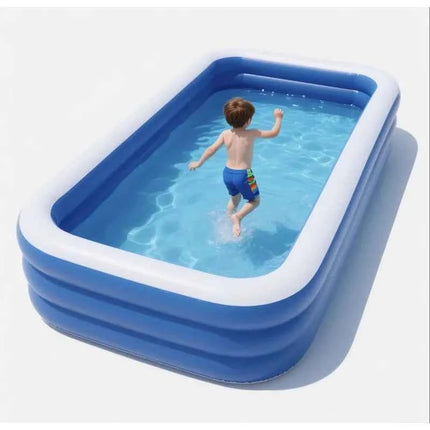 Piscina Gonfiabile Portatile, Design Leggero e Resistente, per Attività Acquatiche Familiari all'Aperto in Giardino Estivo