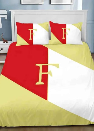 3D Print Hot Fc F-Feyenoords Bedding Set Bedroom Quilt Cover Set Single Double Size Duvet Cover Pillowcase for Adult Boys