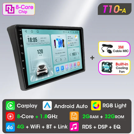 Android for Fiat Ducato Peugeot Boxer Citroen Jumper 2006-2022 Carplay Auto Car Radio Multimedia Player GPS Navigation Screen