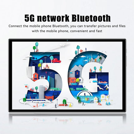 Nuovo Arrivo 10.1 Pollici Octa Core Android Tablet 6 GB di RAM 128 GB di ROM 4G Dual SIM Rete AI Speed-up Tablet Bluetooth WiFi 6000 mAh