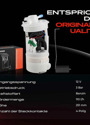 Pompa Carburante Frankberg 1x per Fiat Barchetta Doblo MPV Punto Seicento/600 1.8L 1.2L 1.1L 1998-2005 775025E10392M