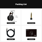 Fosi Audio I5 Over-Ear Wired Headphones 97mm Diaphragm Open Back Planar Magnetic HiFi Headset for Studio