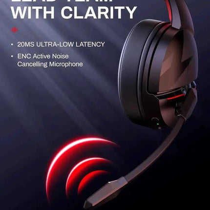 Acer K2 Wireless Headsets Gamer 100H Battery Dynamic 50mm Drivers Clear Voice Mic Bluetooth Gaming Headphone for PC PS4 Earphone