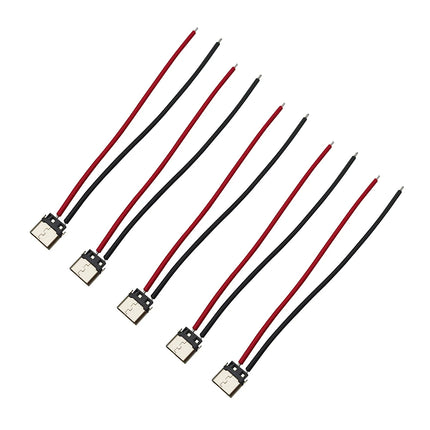 2/5/10 Pezzi Connettore USB Tipo C 10cm a 2 Pin Maschio e Femmina per Saldatura, Presa di Ricarica USB-C per Porte di Ricarica di Telefoni Cellulari