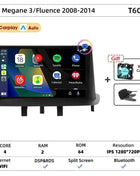 Srnubi Car Radio For Renault Megane 3 Fluence Samsung SM3 2008-2014 Multimedia Player Carplay Android Auto Autoradio Navigatore