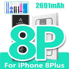 XDOU 2026 NEW Battery For iPhone 7 8 6S 6 Plus X XR 11 11Pro Xs Max High Capacity Phone Bateria + Free Tools