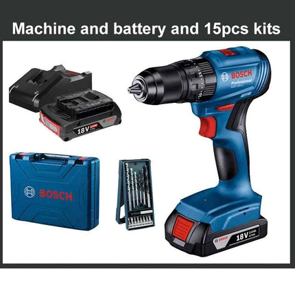 Brushless Impact Drill BOSCH GSB185LI Professional Electric Screwdriver Drill 18V Li-ion Cordless Variable Speed Electric Drill